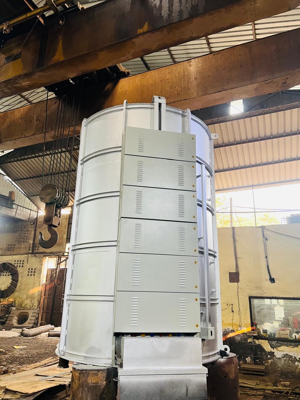 Insulated heating hood with wiring panels